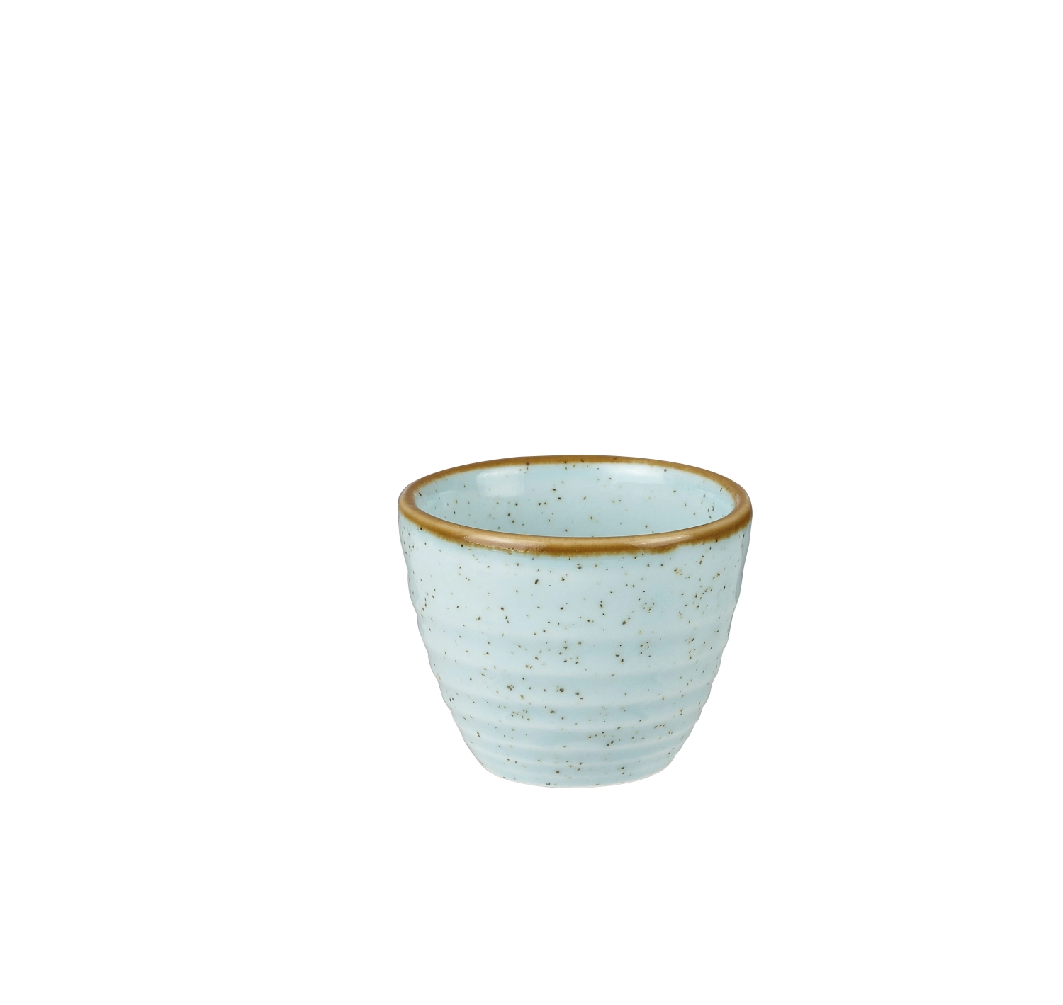 Bild von Churchill - Stonecast Duck Egg Blue Becher geriffelt 5.7 cl