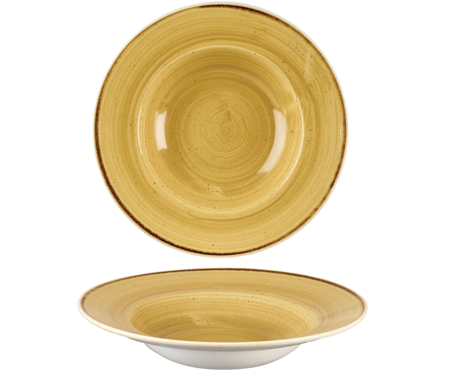Bild von Churchill - Stonecast Mustard Teller tief Fahne 24 cm