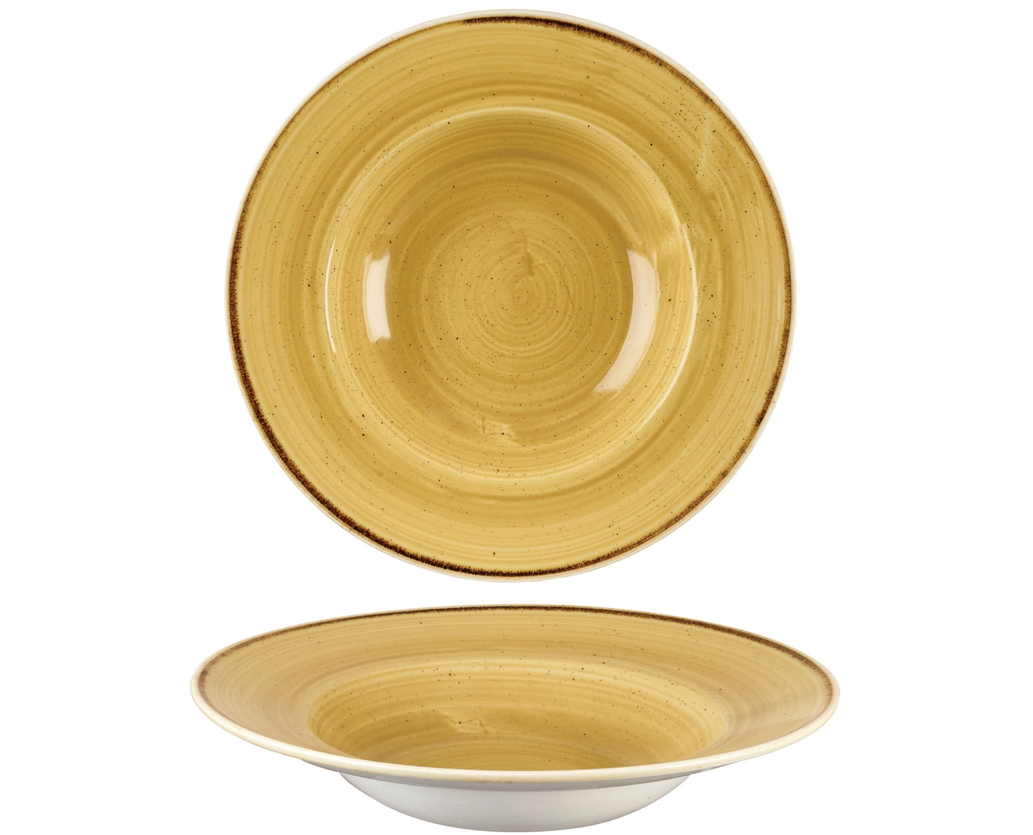 Bild von Churchill - Stonecast Mustard Teller tief Fahne 28 cm