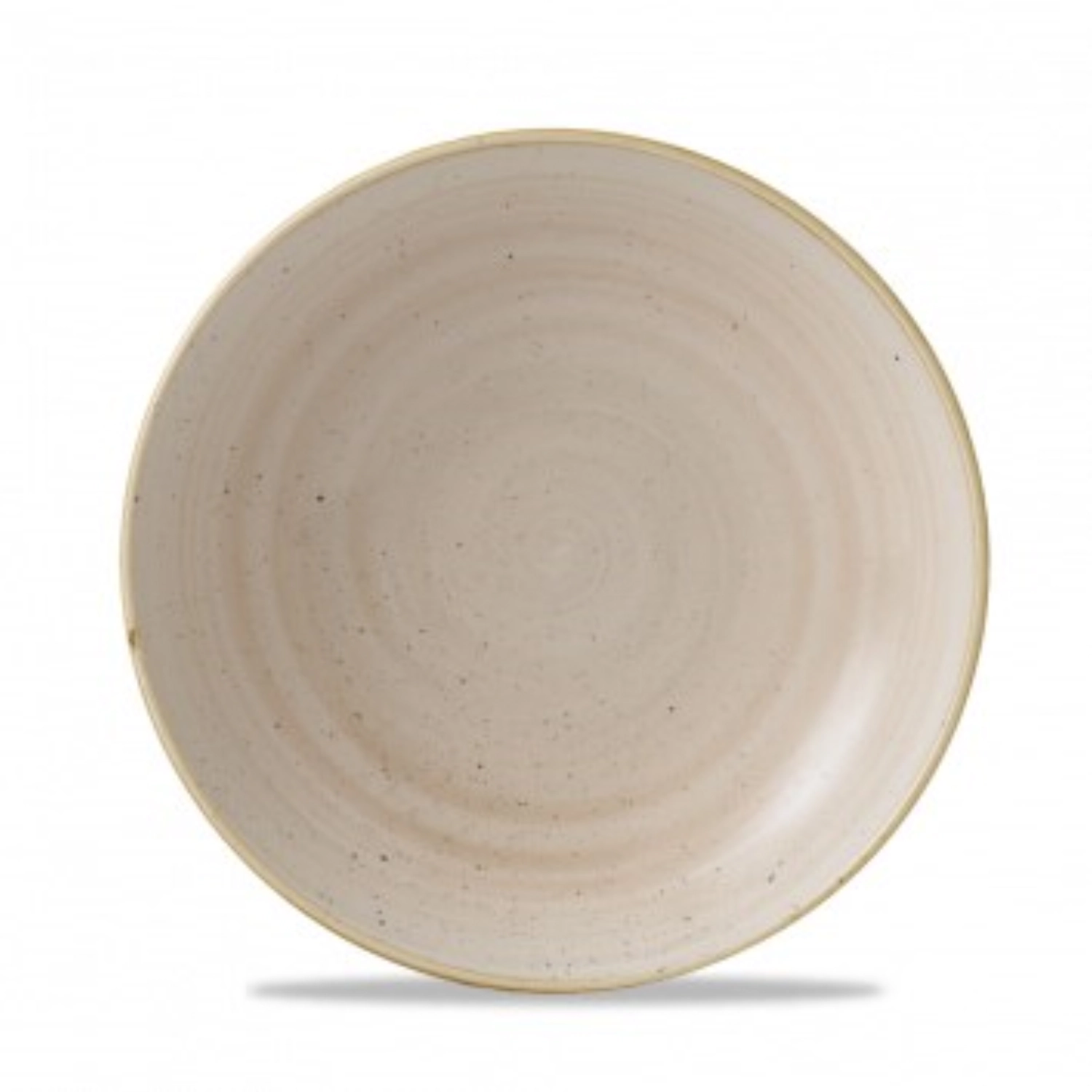 Bild von Churchill - Stonecast Nutmeg Cream Coupe Teller tief 24.8 cm