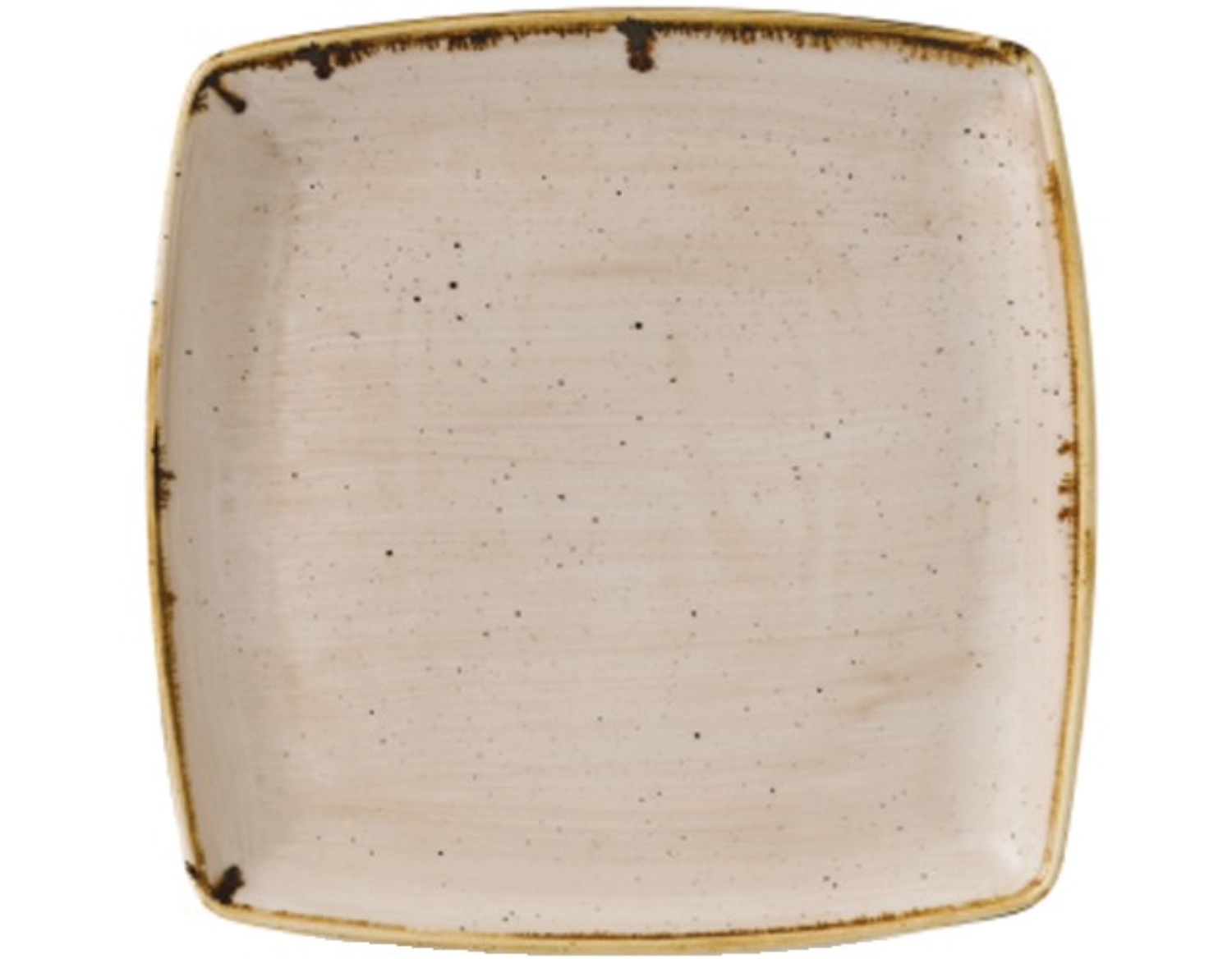 Bild von Churchill - Stonecast Nutmeg Cream Platte quadratisch 26.8 x 26.8 cm