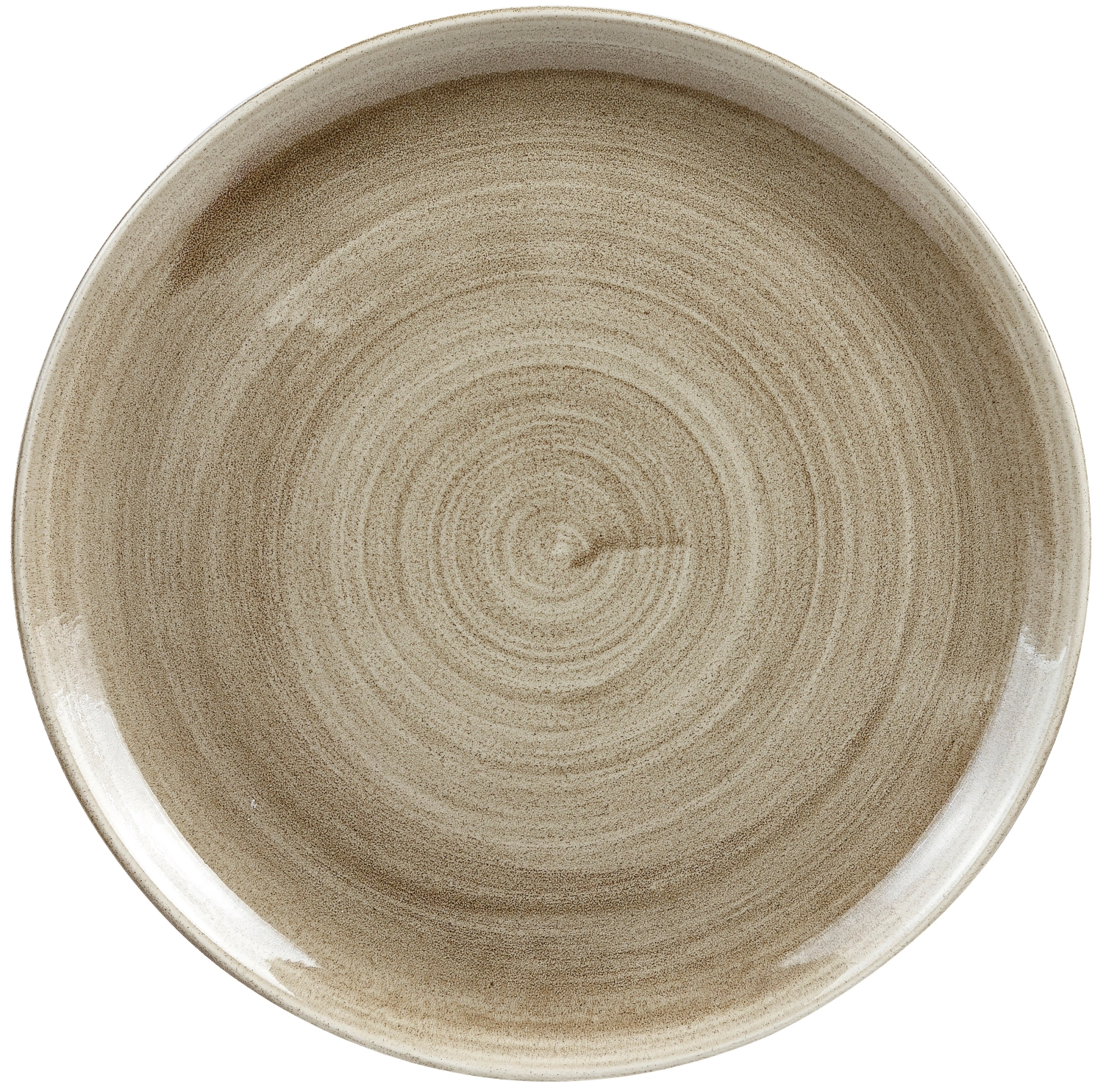 Bild von Churchill - Stonecast Patina Antique taupe Coupe Teller flach 32.4 cm