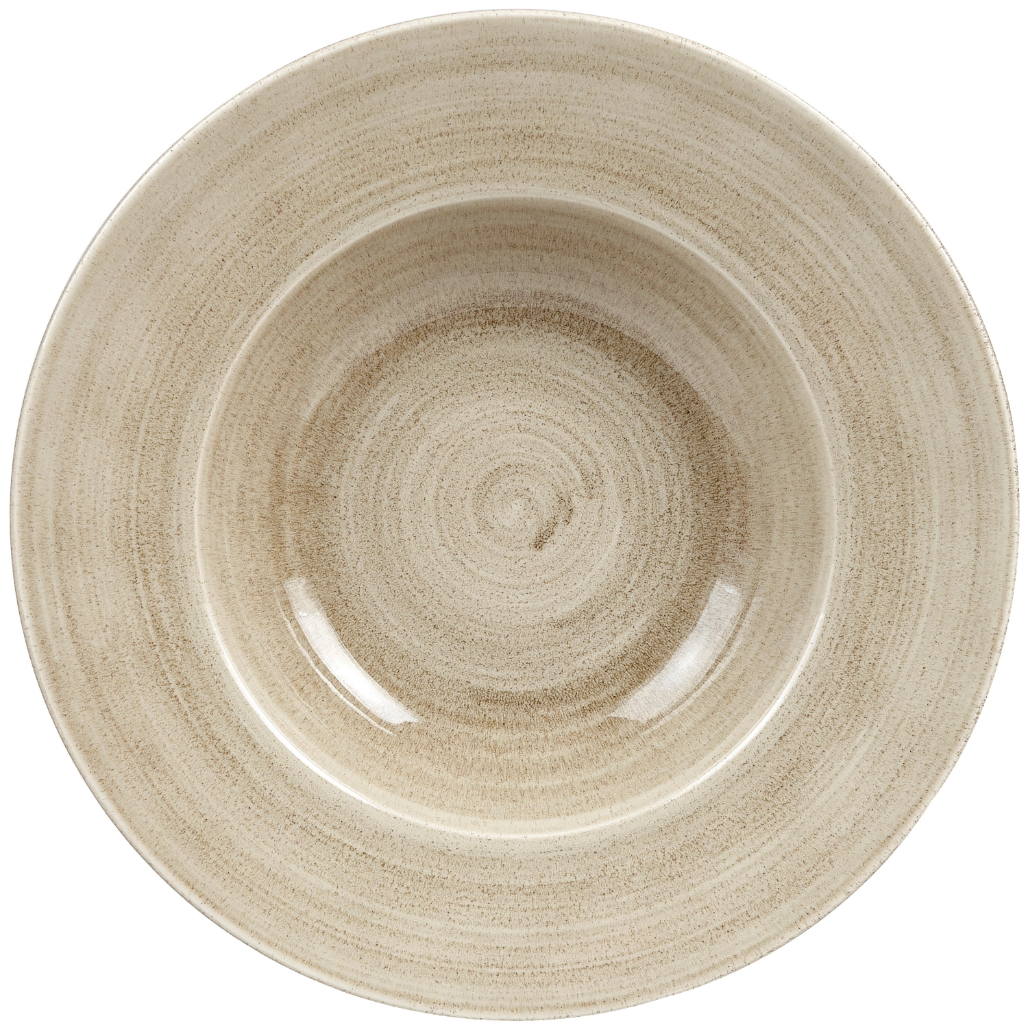 Immagine di Churchill - Stonecast Patina Antique taupe piatto fondo con ala 28 cm