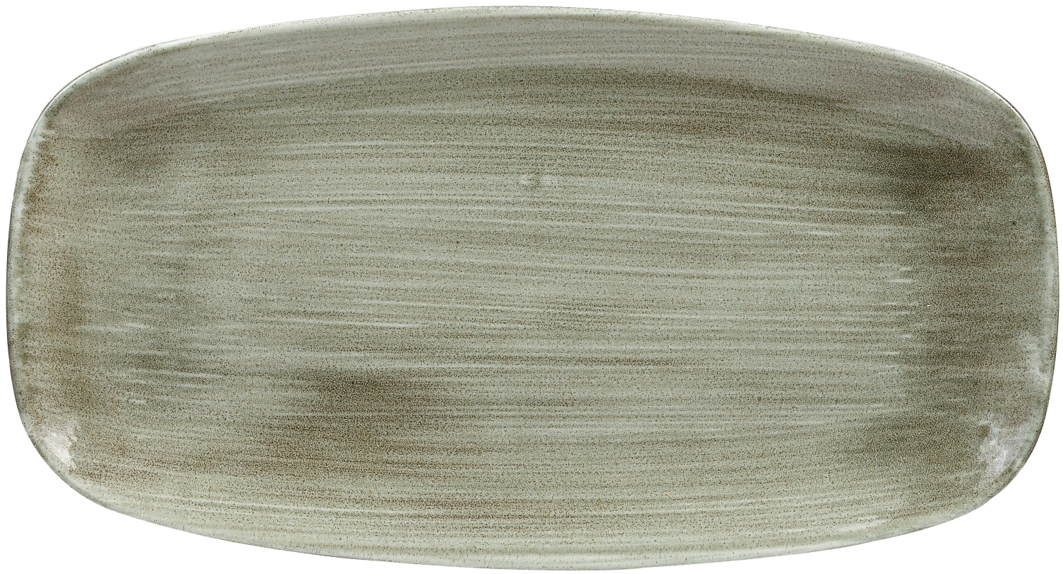 Picture of Churchill - Stonecast Patina Burnished Green Rectangular Platter 35.5 x 18.9