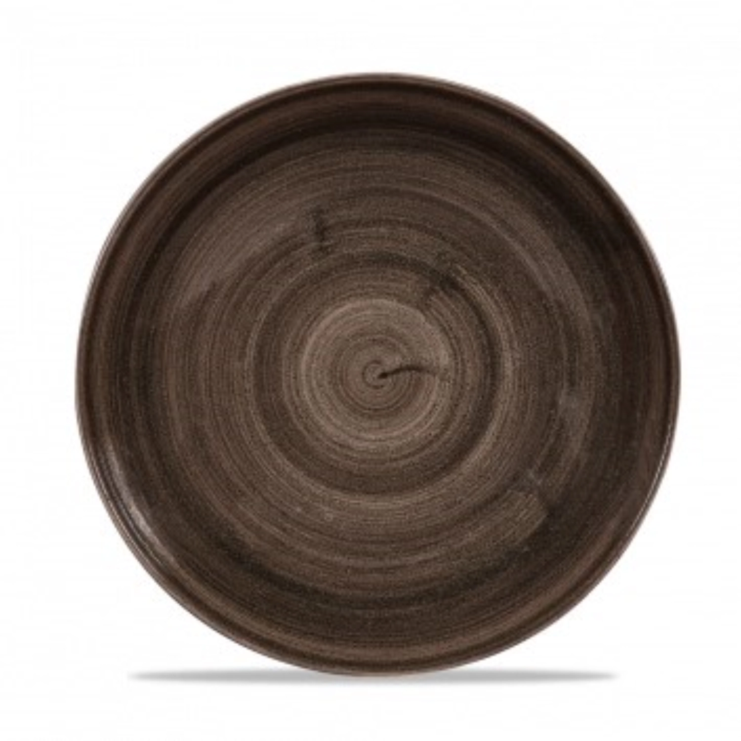 Picture of Churchill - Stonecast Patina Iron Black Coupe Plate flat 21.7 cm