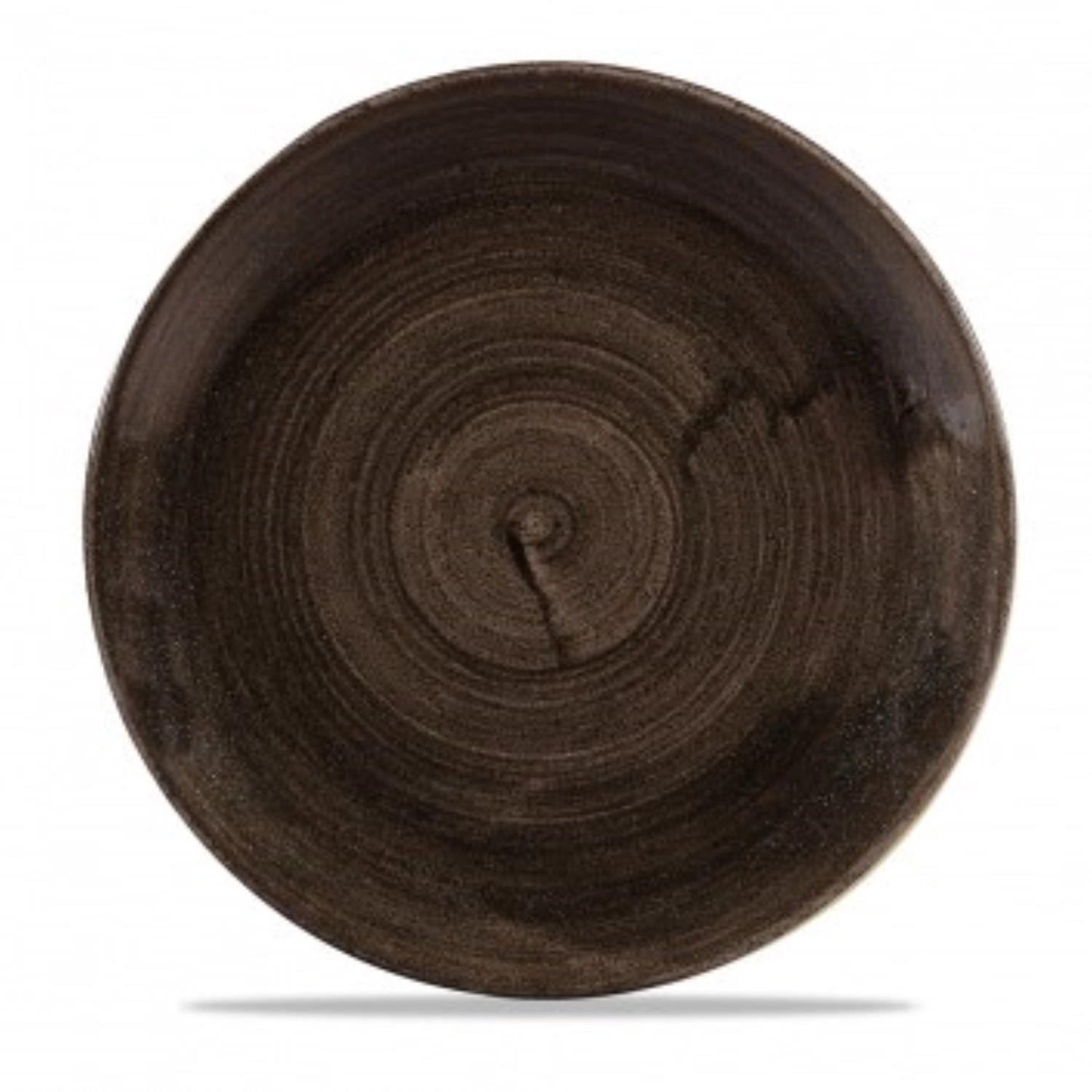 Picture of Churchill - Stonecast Patina Iron Black Coupe Plate flat 28.8 cm