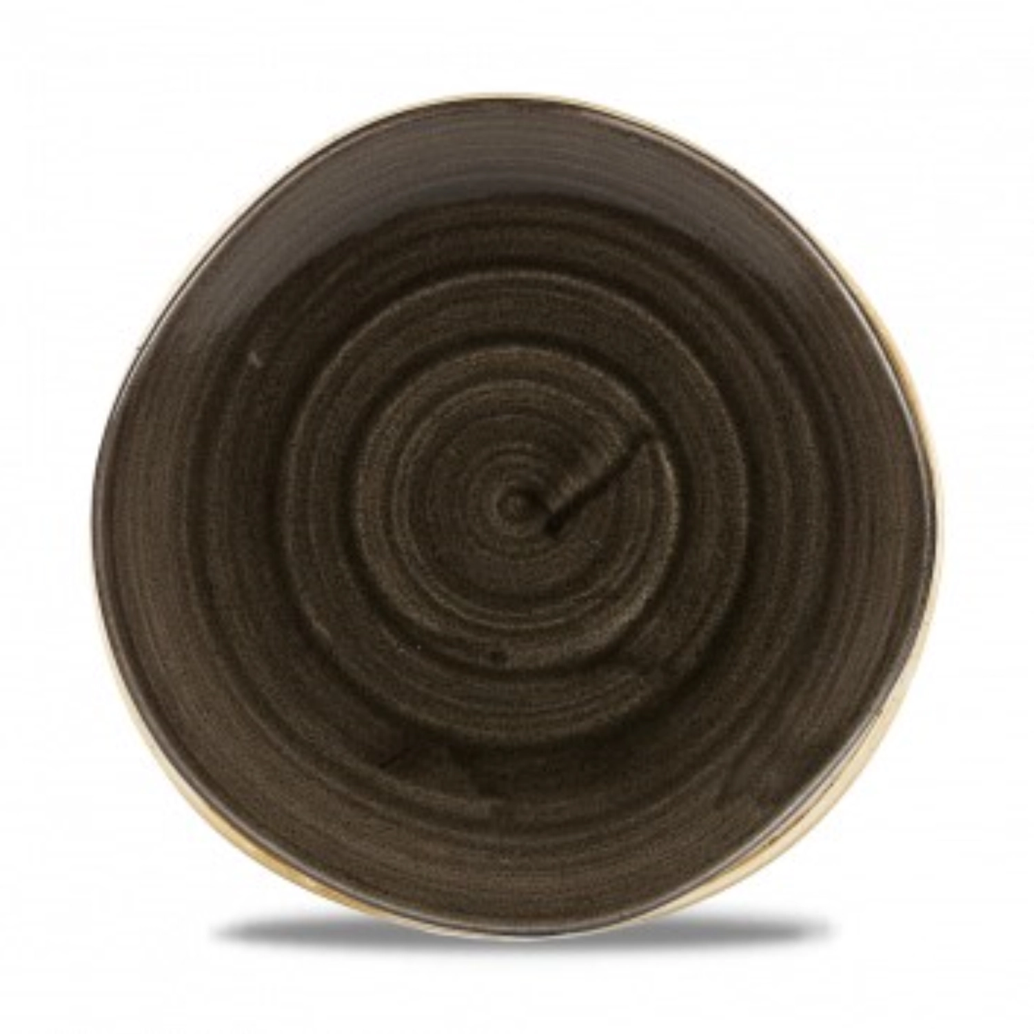 Picture of Churchill - Stonecast Patina Iron Black Deep Coupe Plate 25.3 cm
