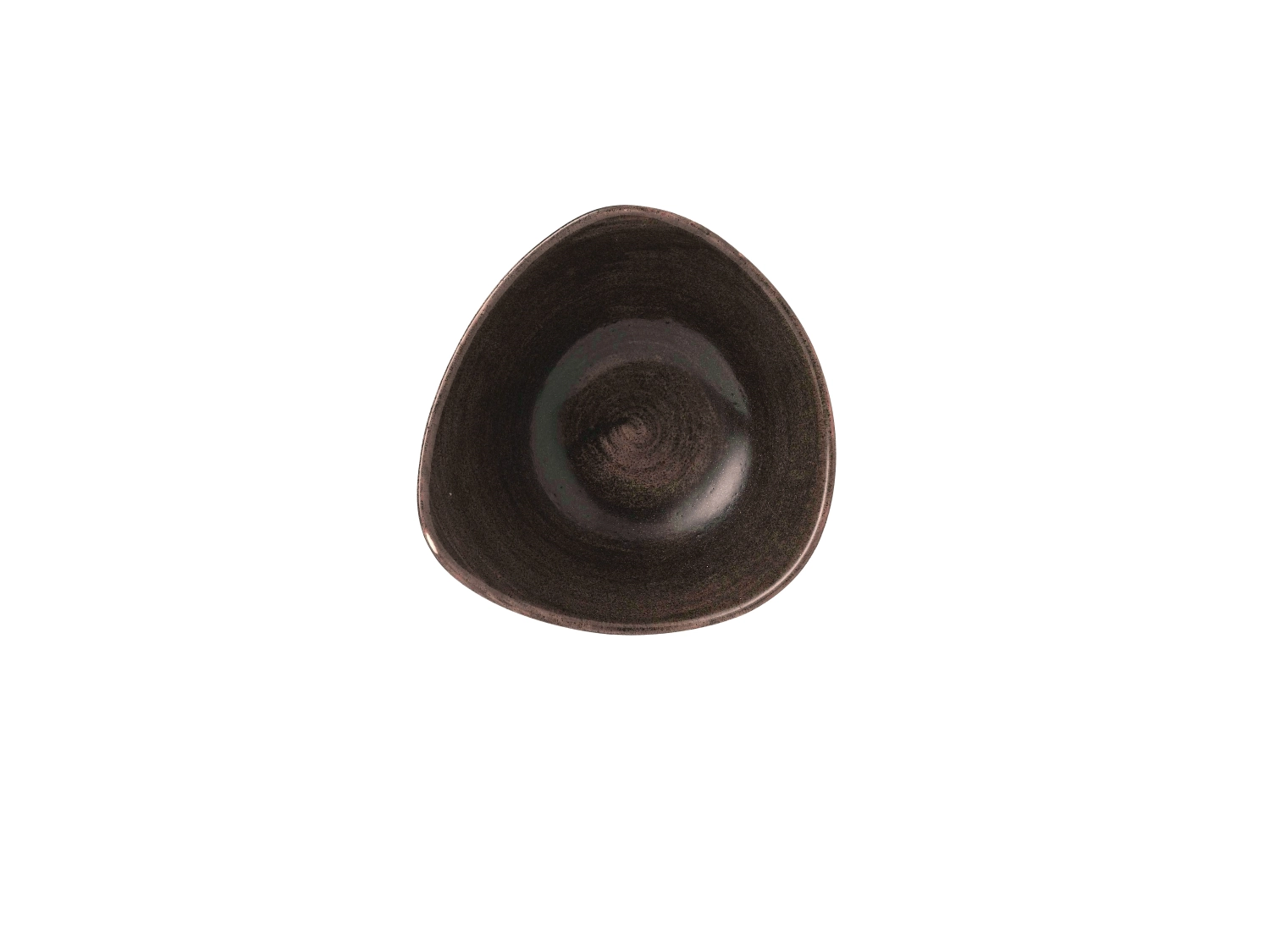 Immagine di Churchill - Stonecast Patina Iron Black Piatto fondo triangolare 18.5 cm