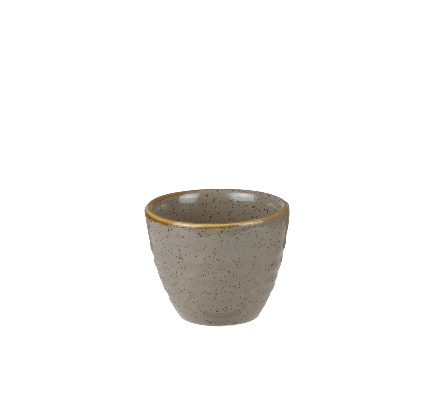 Bild von Churchill - Stonecast Peppercorn Grey Becher geriffelt 5.7 cl