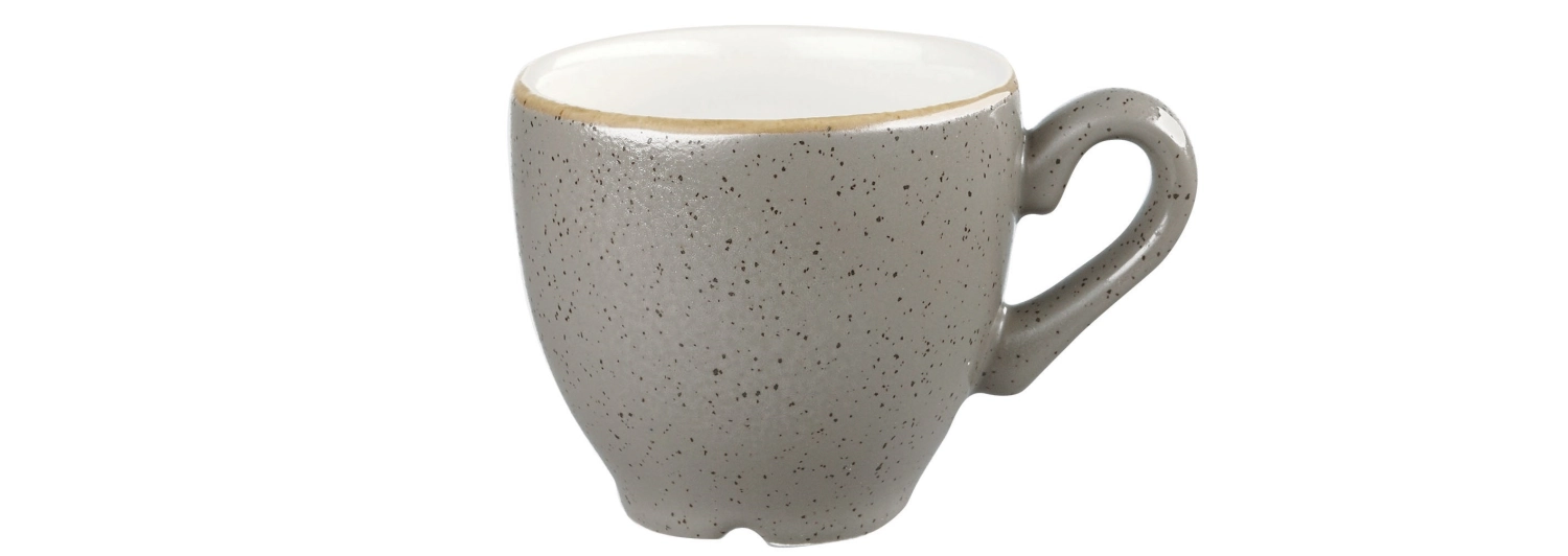 Bild von Churchill - Stonecast Peppercorn Grey Espressotasse 10 cl
