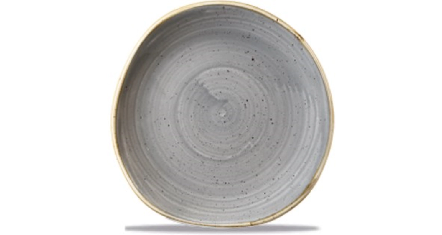 Bild von Churchill - Stonecast Peppercorn Grey Organic Teller flach 18.6 cm