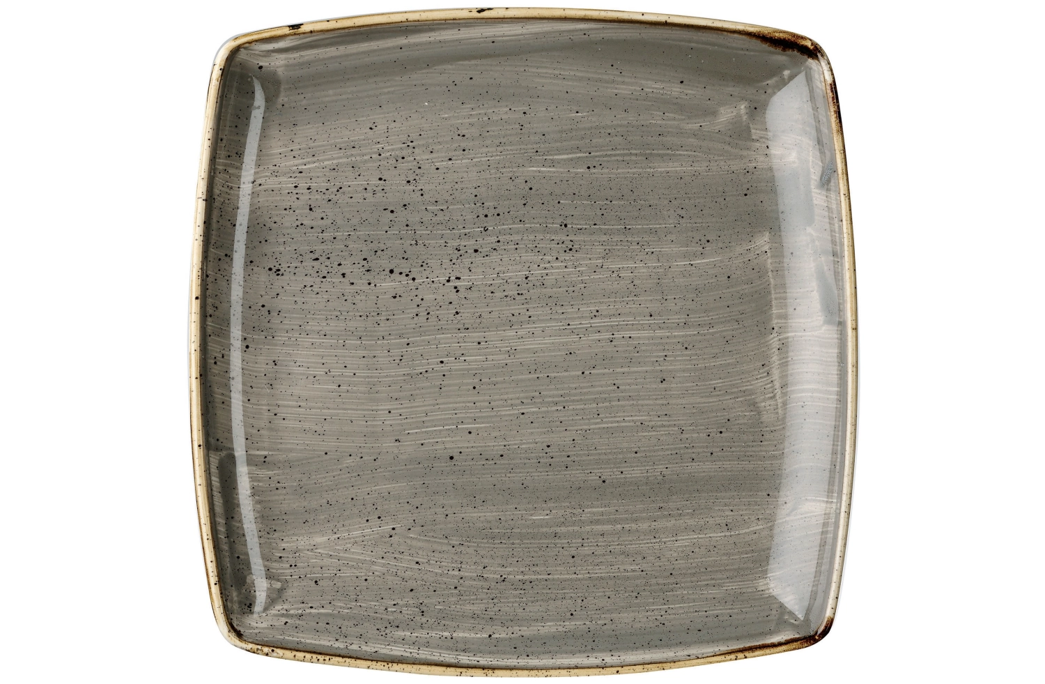 Bild von Churchill - Stonecast Peppercorn Grey Platte quadratisch 26.8 x 26.8 cm