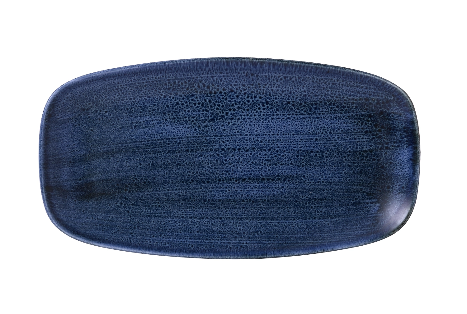 Picture of Churchill - Stonecast Plume Ultramarine Rectangular Plate 35.5 x 18.9 cm