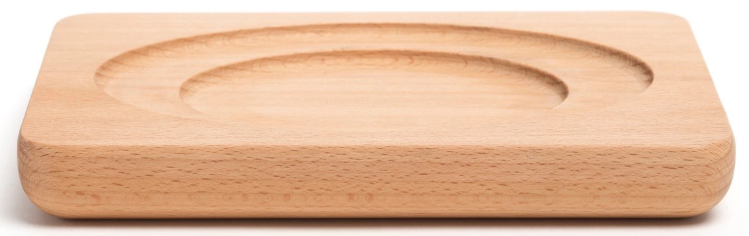Image de Comas - Sous-plat en bois ovale 20 x 14 cm
