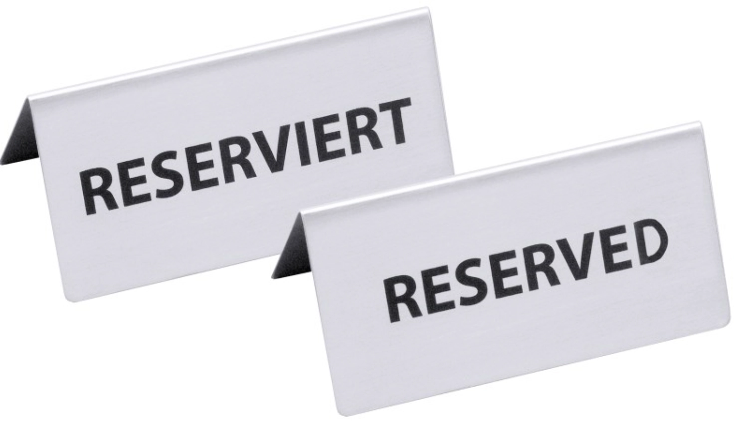 Bild von Contacto - Tischschild Reserviert 12 x 5.5 cm