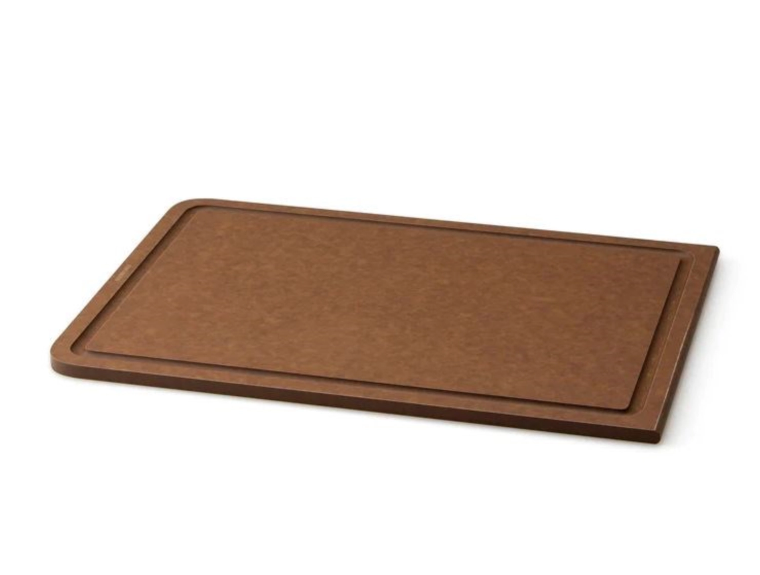 Image de Continenta - Duracore Planche à découper avec rigole à jus marron 44 x 29.8 x 0.9 cm