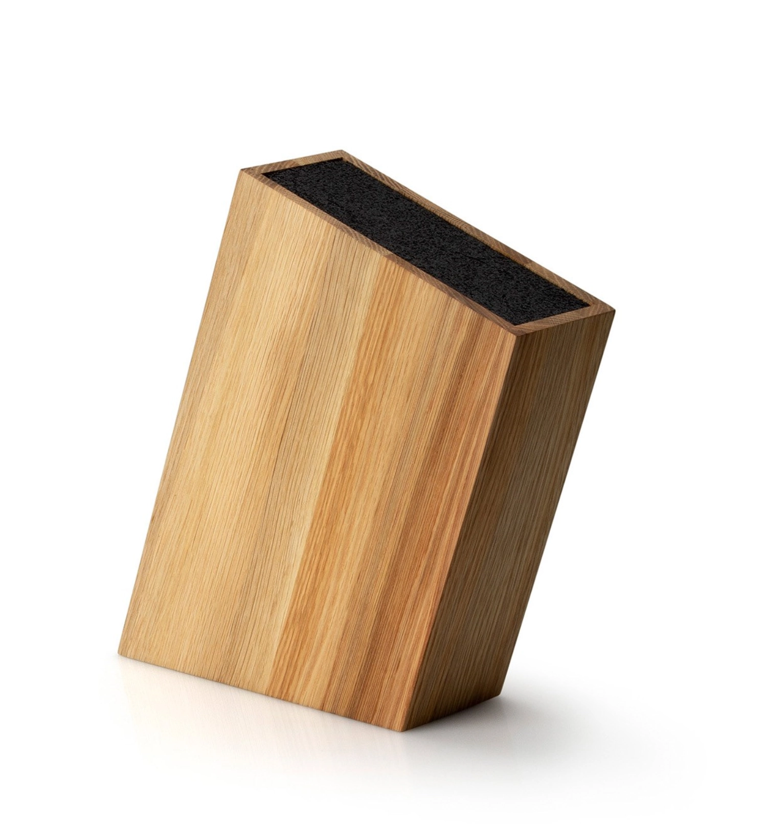 Bild von Continenta - Eiche Messerblock mit flexiblem Einsatz schräg 28 5 x 8 x 19 cm