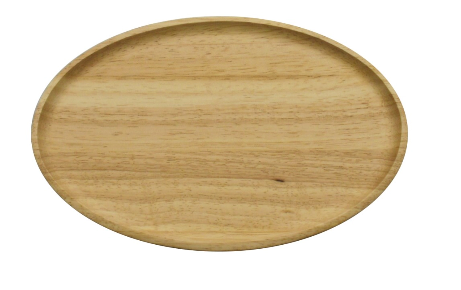 Bild von Continenta - Gummibaum Tablett oval 36.5 x 25 x 2 cm