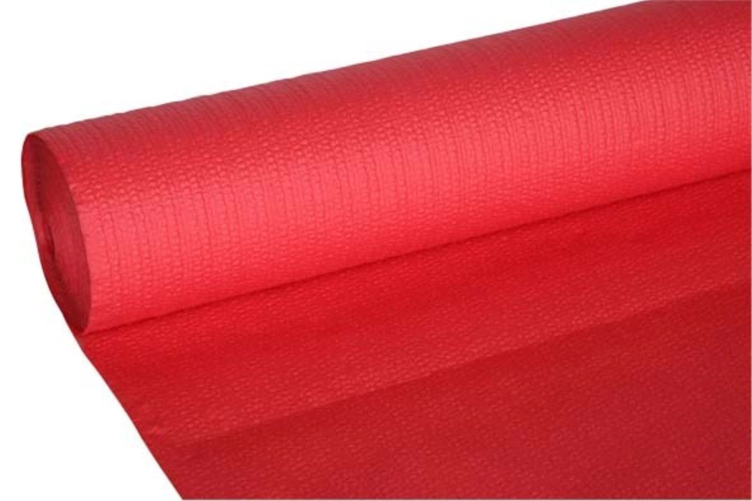 Bild von Cosy & Trendy - Papier-Tischdecke rot gewaffelt 1.18 x 20 m