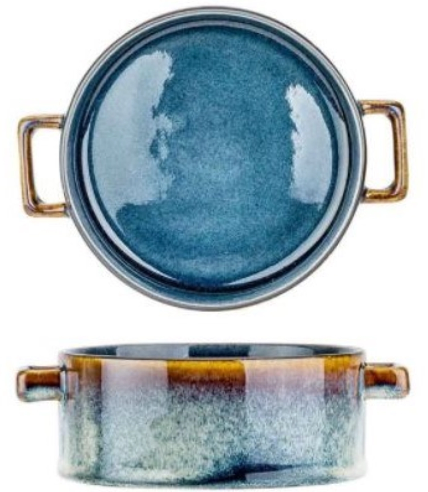 Image de Cosy & Trendy - Quintana blue Marmite à soupe D 13 x 5.5 cm 45 cl