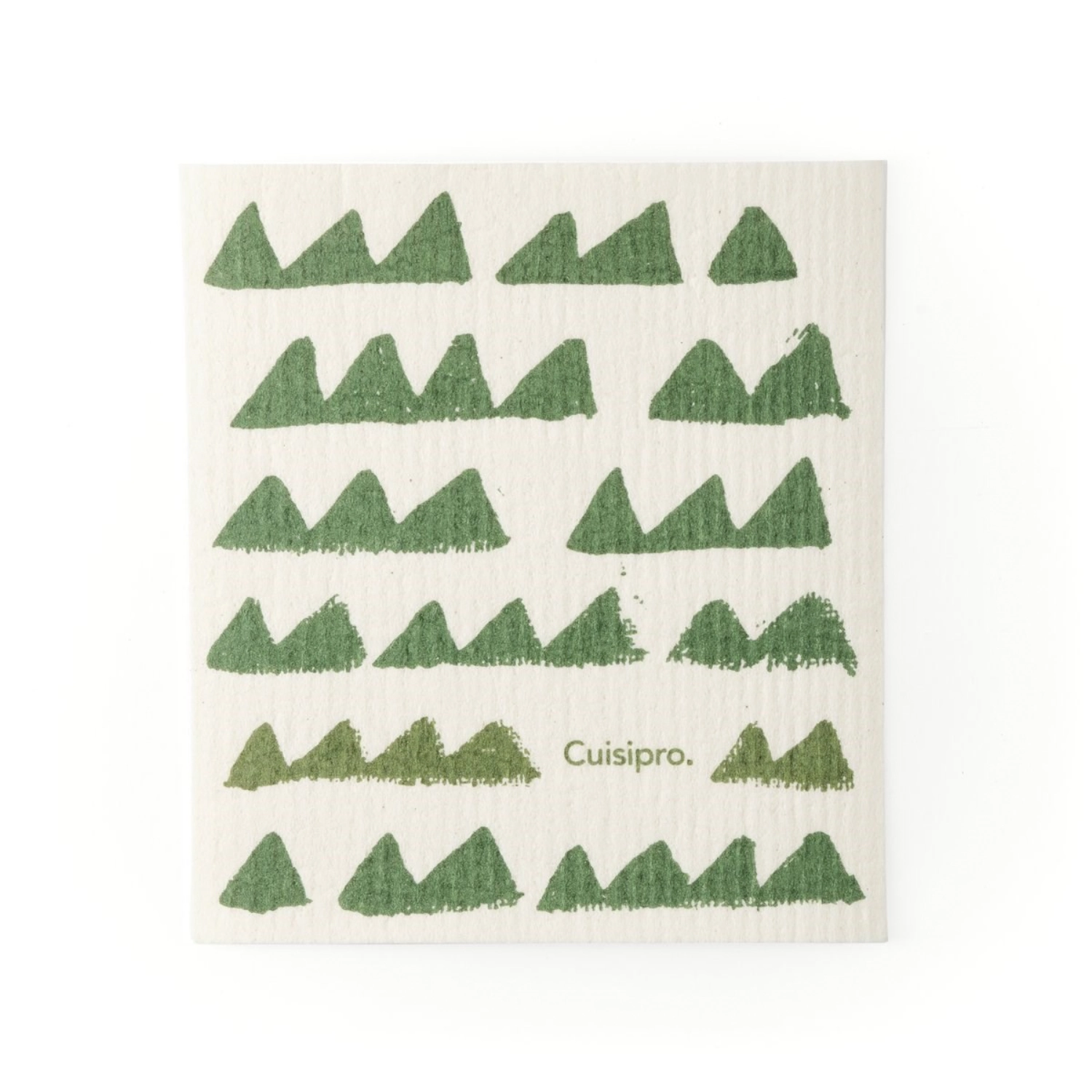 Bild von Cuisipro - Allzweck Eco Tuch SM 20 x 17x 0.2 cm grün Dreiecke