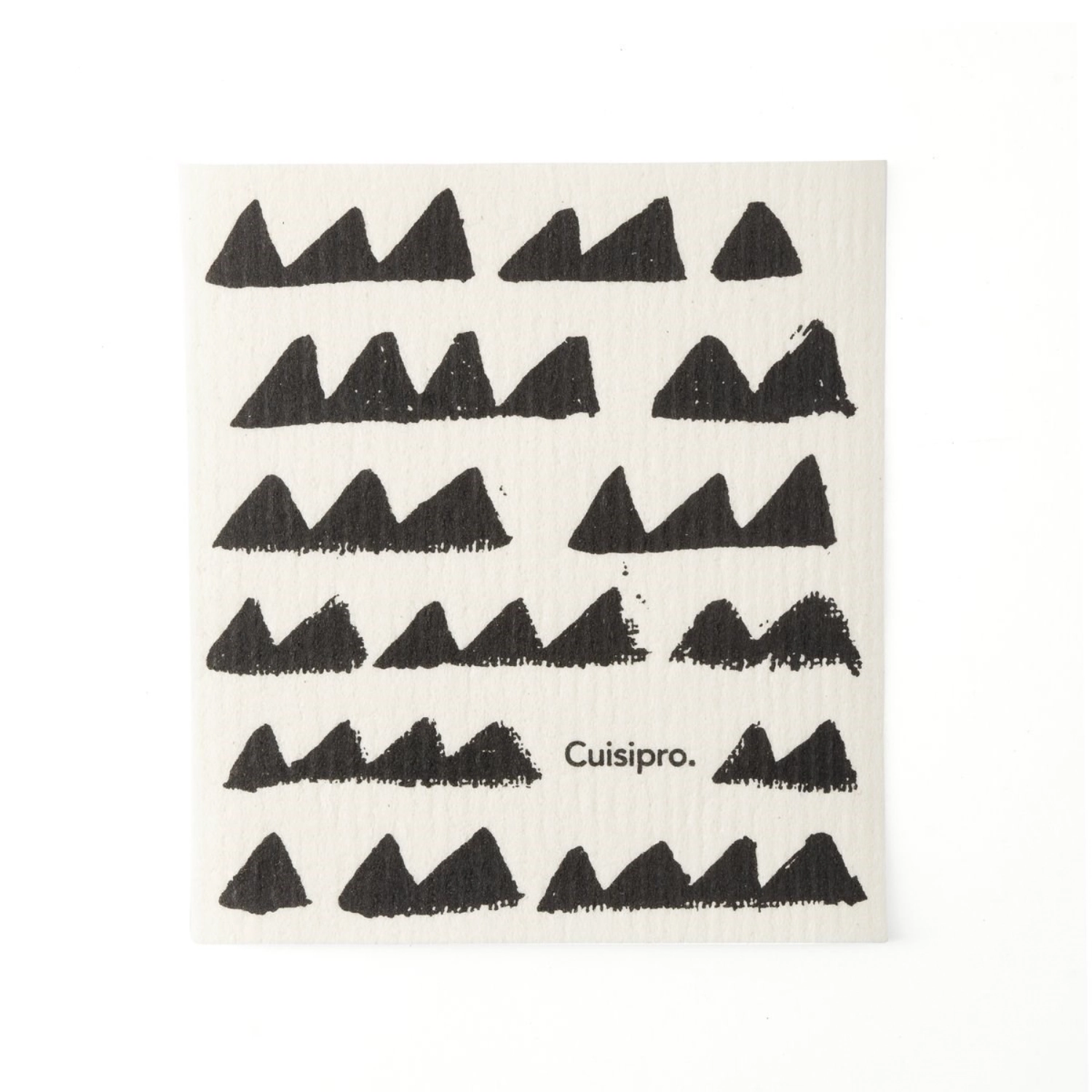 Bild von Cuisipro - Allzweck Eco Tuch SM 20 x 17x 0.2 cm schwarz Dreiecke