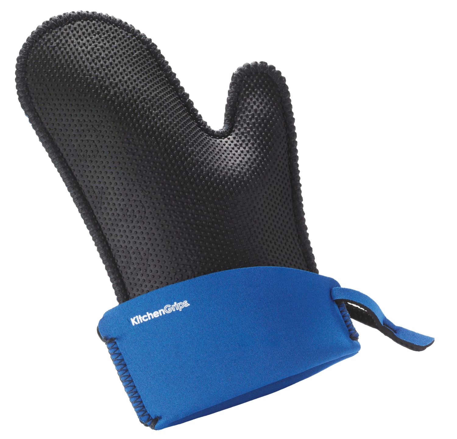 Bild von Cuisipro - Küchenhandschuh schwarz gross blau 28 cm