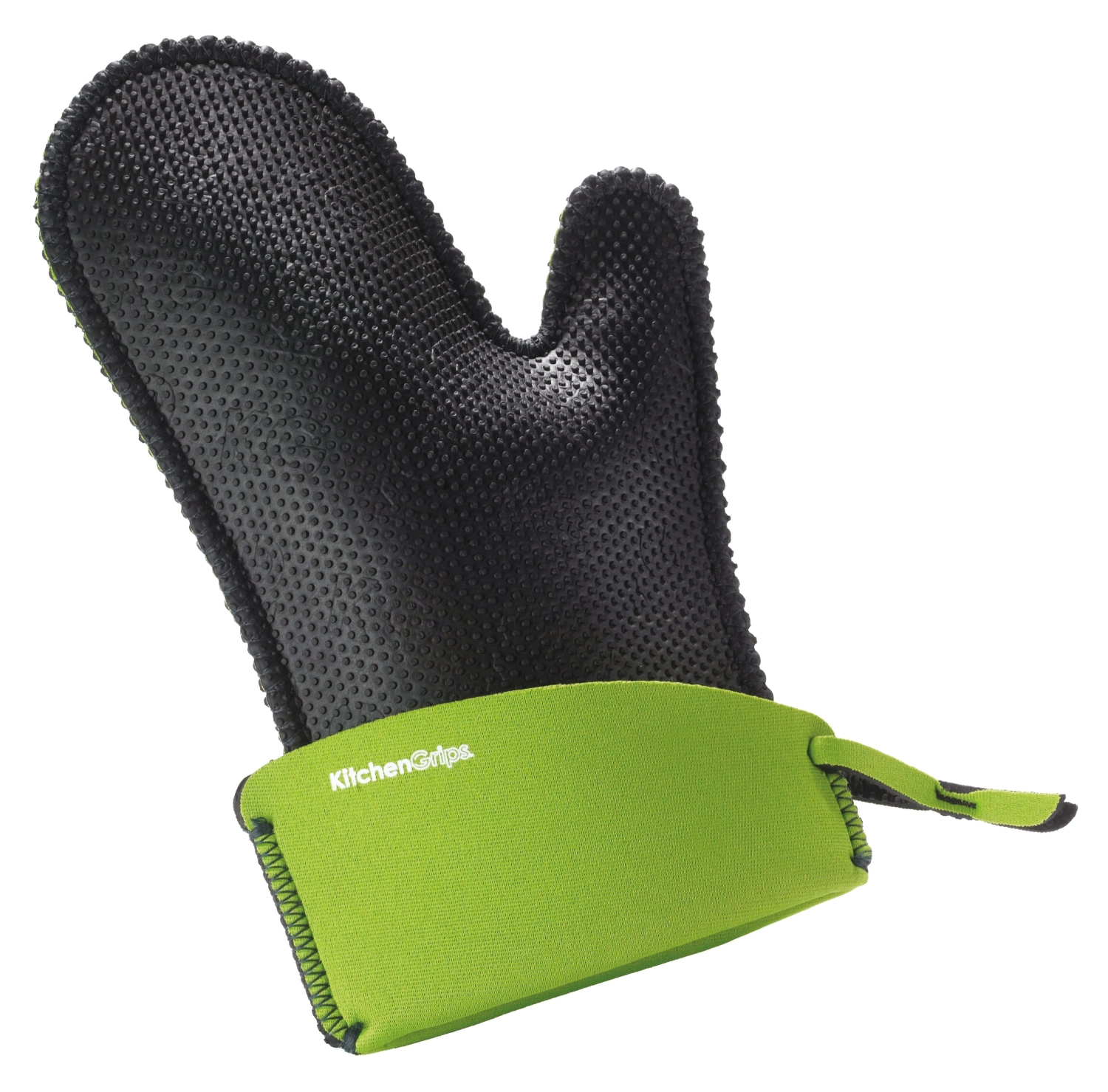 Bild von Cuisipro - Küchenhandschuh schwarz gross grün 28 cm