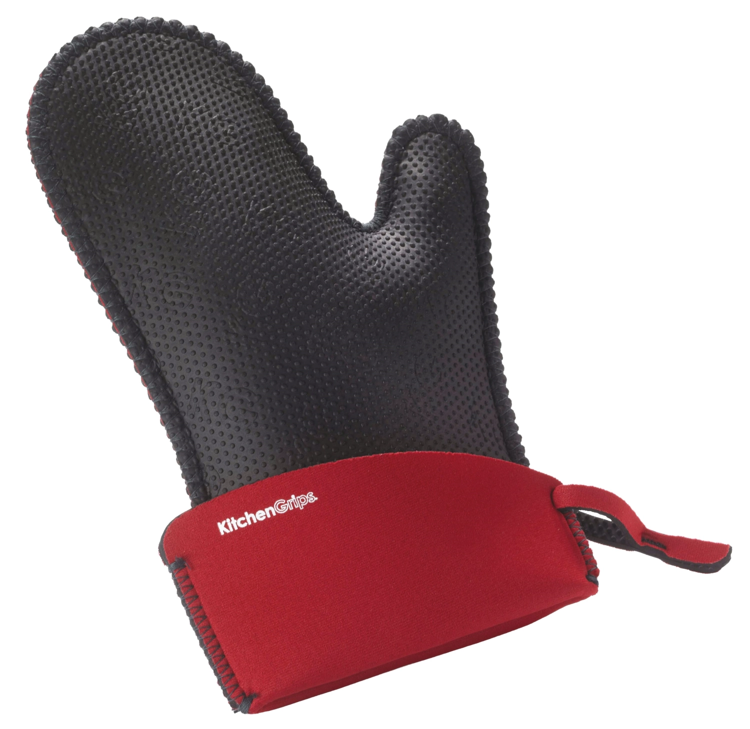 Bild von Cuisipro - Küchenhandschuh schwarz gross rot 28 cm