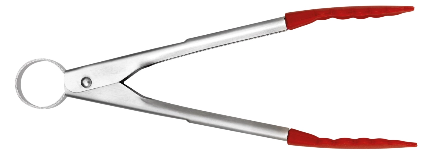 Immagine di Cuisipro - Mini pinza universale in silicone rosso 17.8 x 2.4 x 3 cm