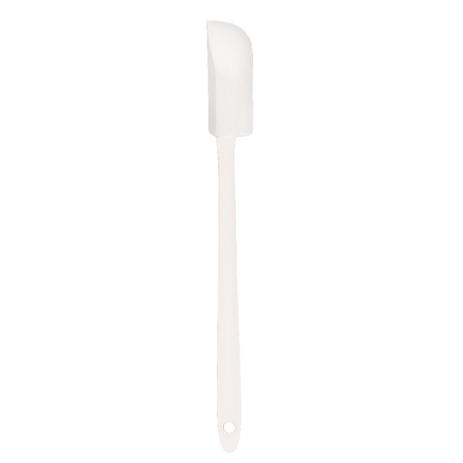 Image de DaloLindén - Racloir à pâte blanc manche en plastique 25.5/2.8 cm avec code-barres