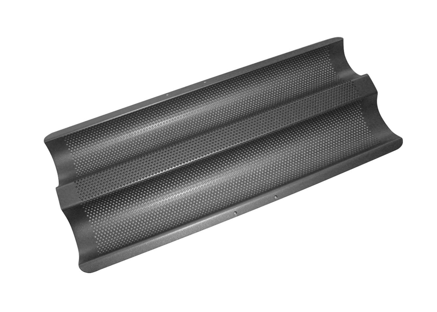 Bild von de Buyer - Backblech gelocht gewelL für 2 Baguettes 37 x 16.2 cm