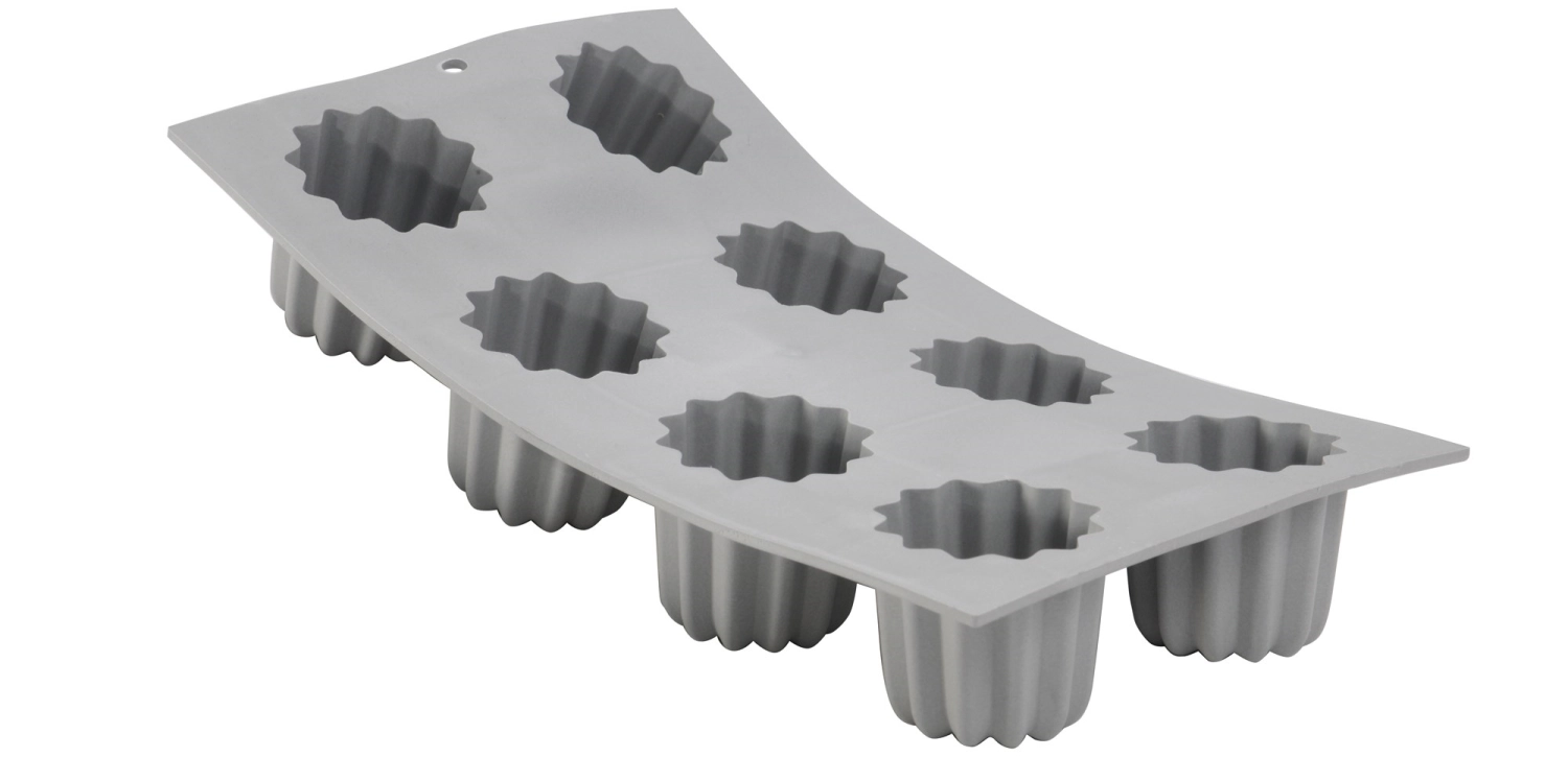 Immagine di de Buyer - Elastomoule Stampo 30 x 20 cm per 8 Cannelés
