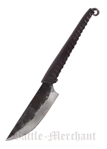 Bild von Battle Merchant - Geschmiedetes Messer mit Ledergriff 21 cm