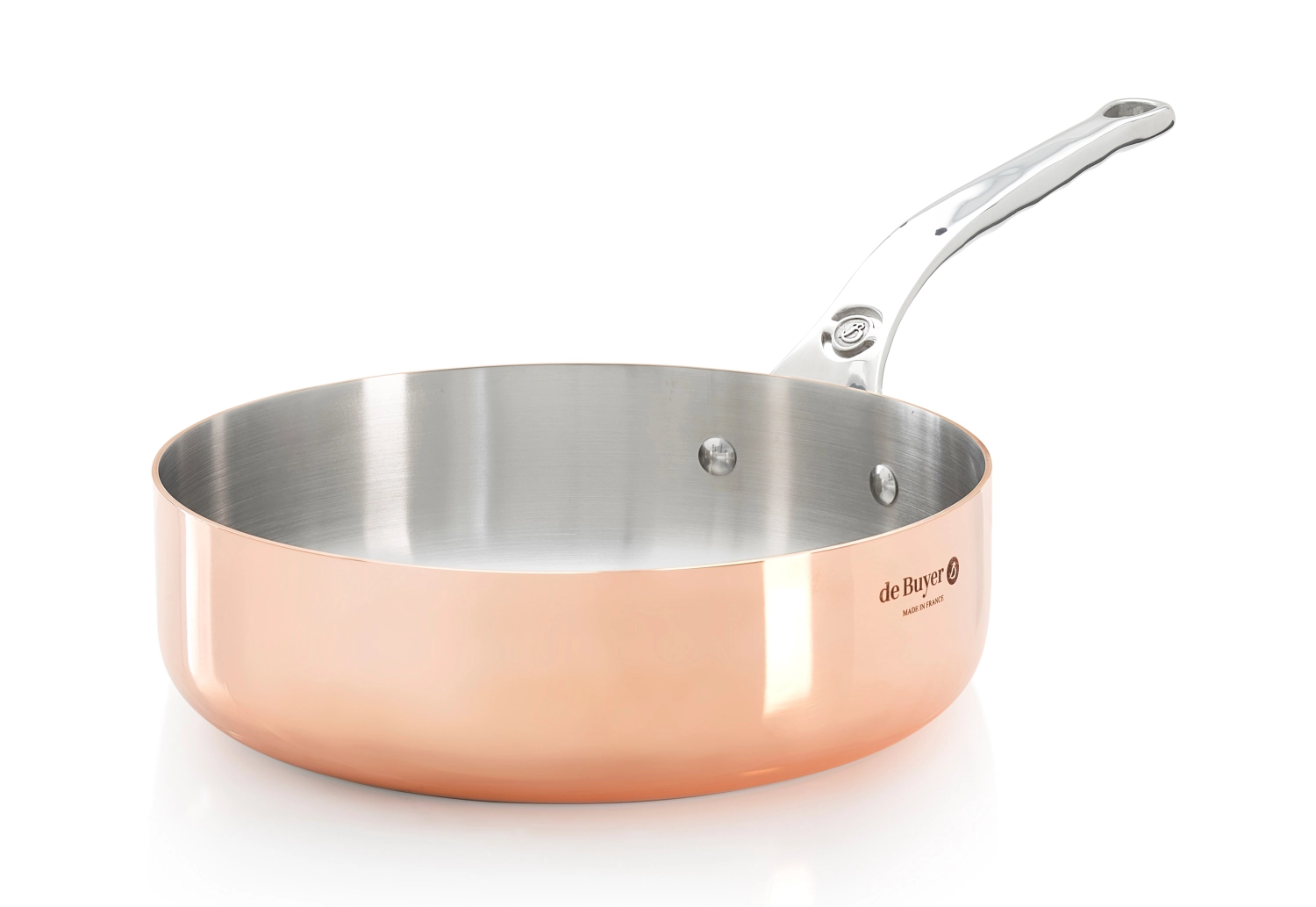 Image de de Buyer - Prima Matera Sautoir Droit Cuivre Inox 20 cm Induction