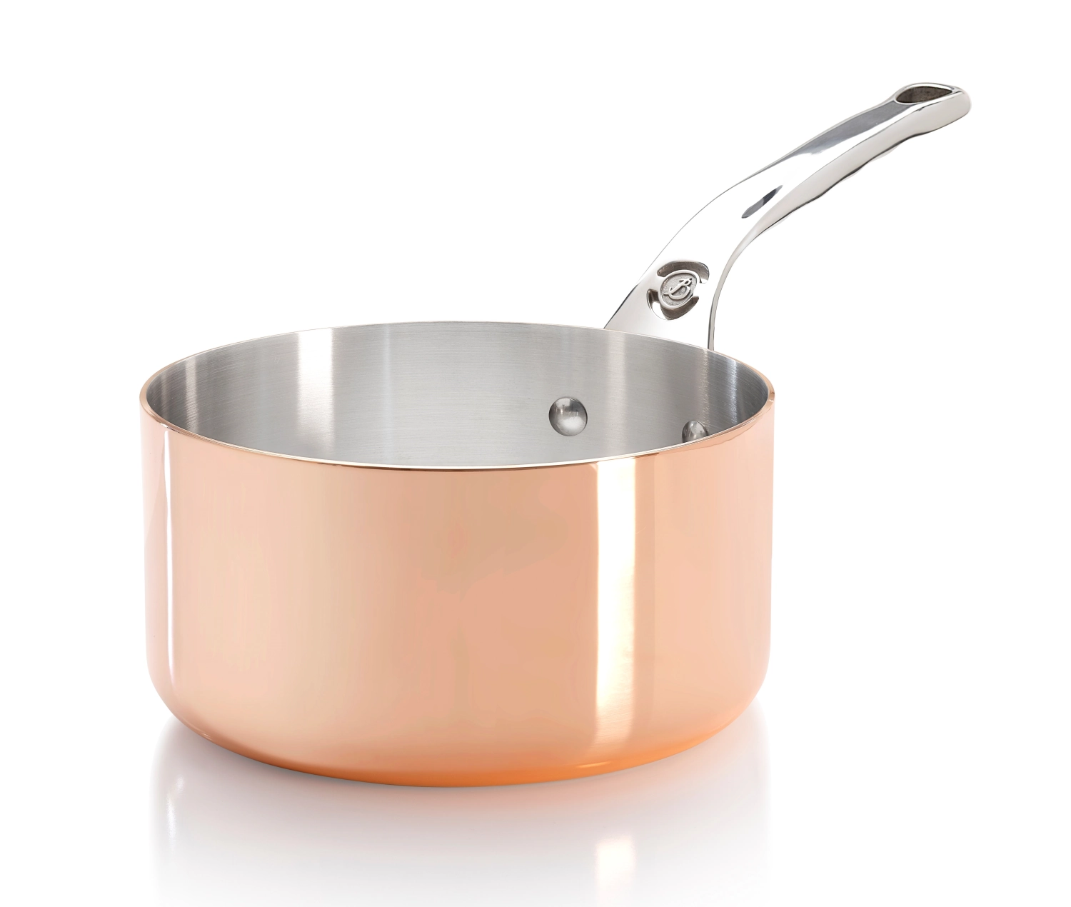 Image de de Buyer - Prima Matera Casserole à Manche Cuivre Acier Inoxydable 20 cm Induction