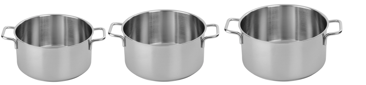 Bild von Demeyere - Apollo Kochtopfset 3-tlg. D 44318 44320 44324 18 20 und 24 cm