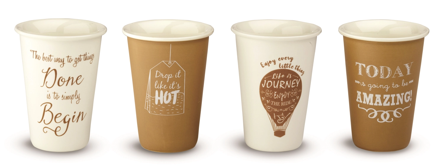 Bild von Easy Life - 4er Set Becher Americano 350 ml
