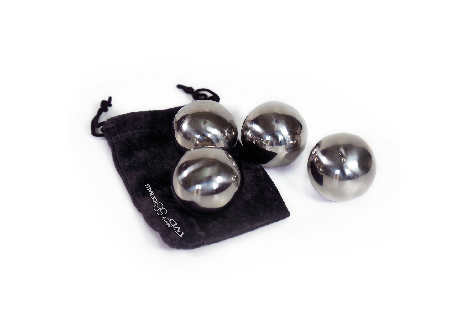 Picture of Easy Life - 4er Set Ice Cube Sphere Stainless Steel D 4 cm