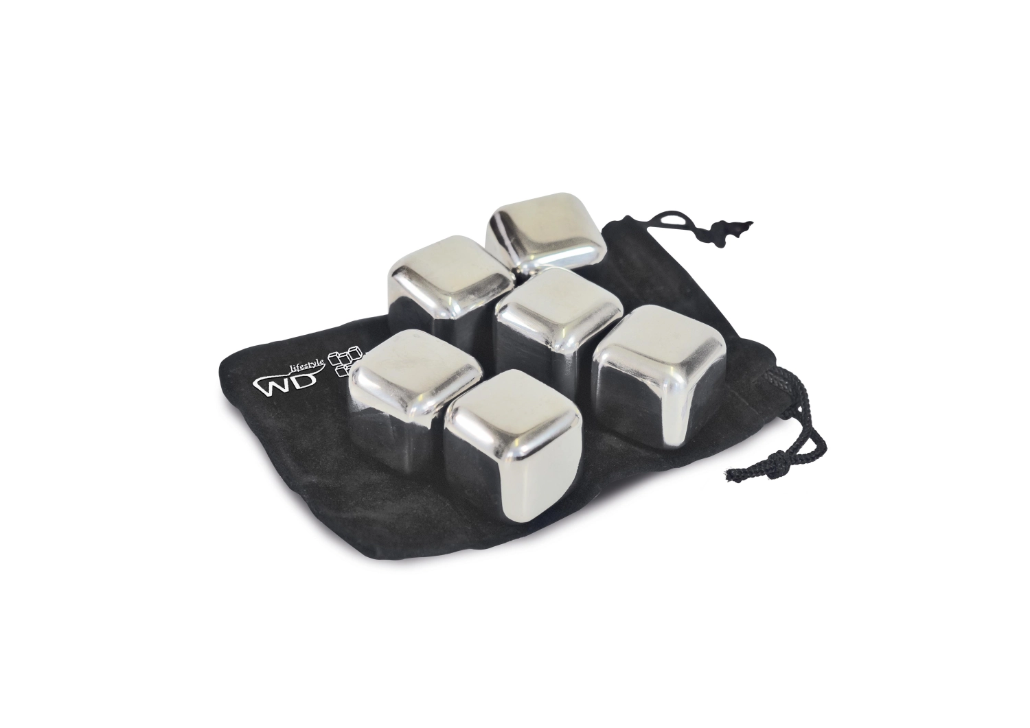 Bild von Easy Life - 6er Set Eiswürfel Edelstahl 2.7 x 2.7 x 2.7 cm
