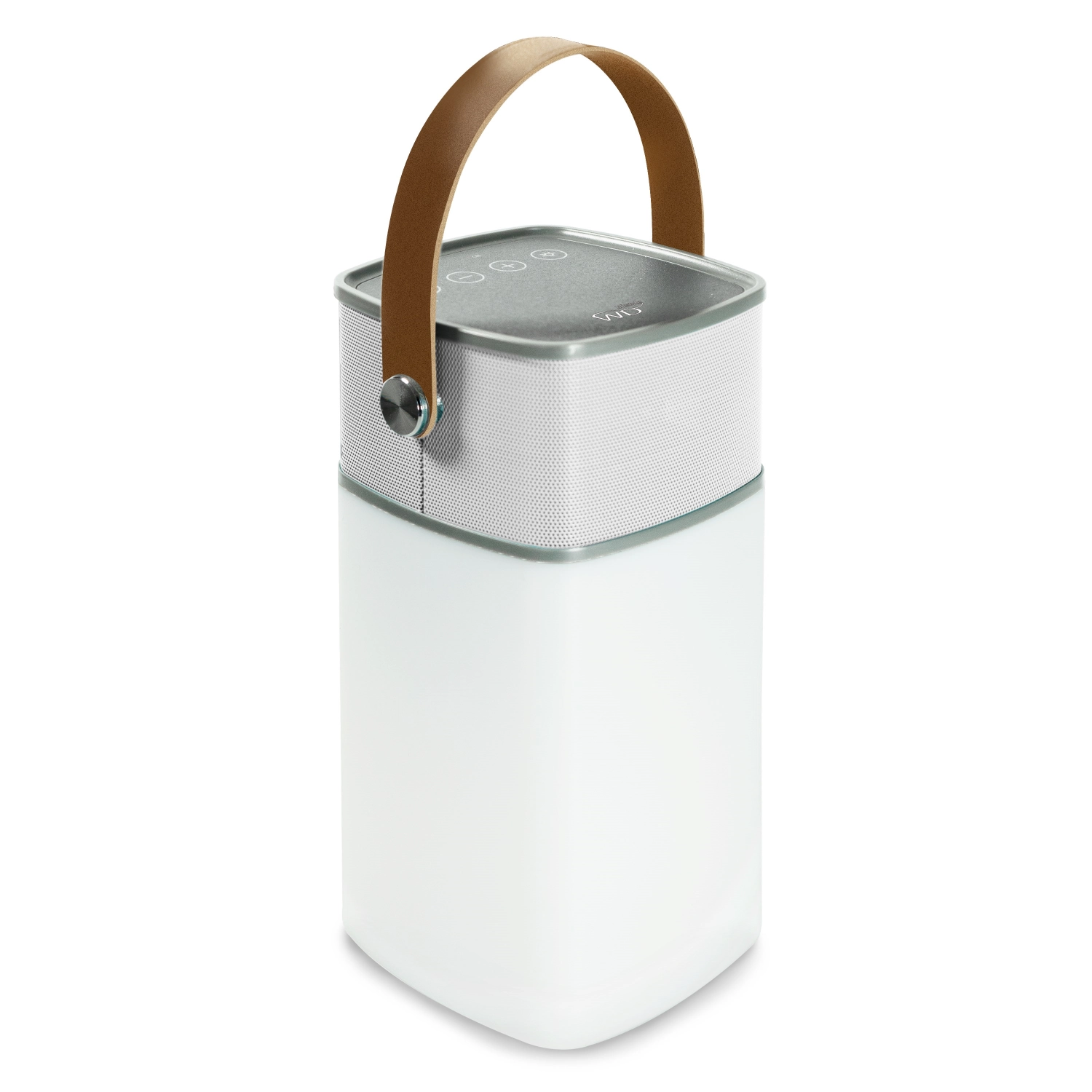 Bild von Easy Life - Bluetooth-Lautsprecher mit Led-Licht. 10.3 x 9.5 x 19 cm silber
