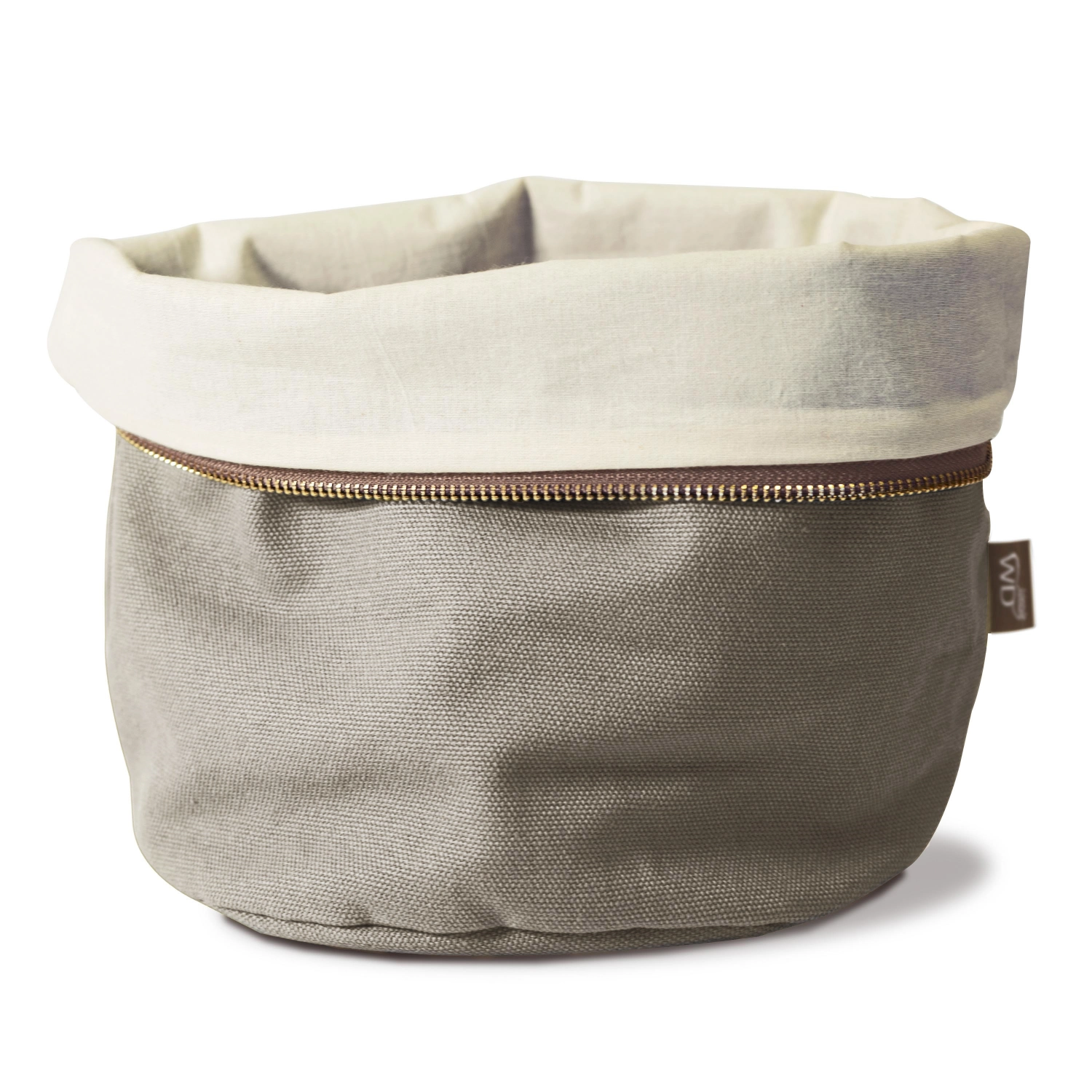 Picture of Easy Life - Bread Bag Made of Cotton 20 cm Heated Gray