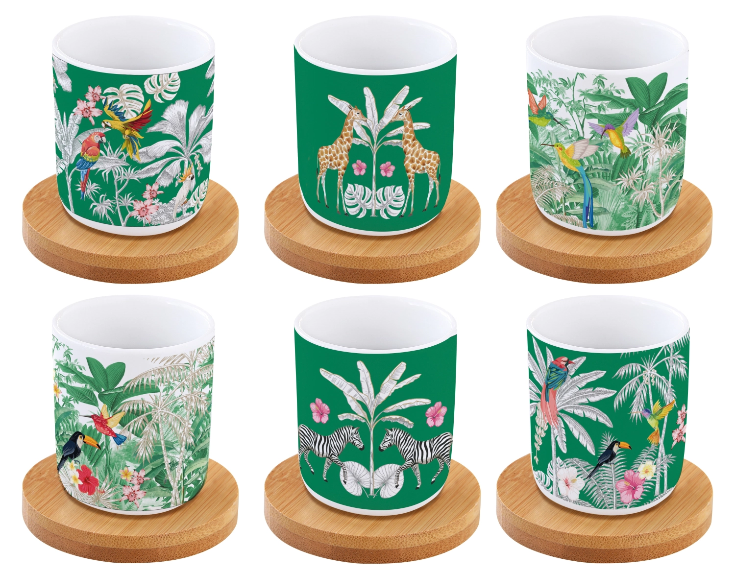 Bild von Easy Life - Coffee Mania 6er Espr.-becher m. Unters.Exotic Heaven 110m