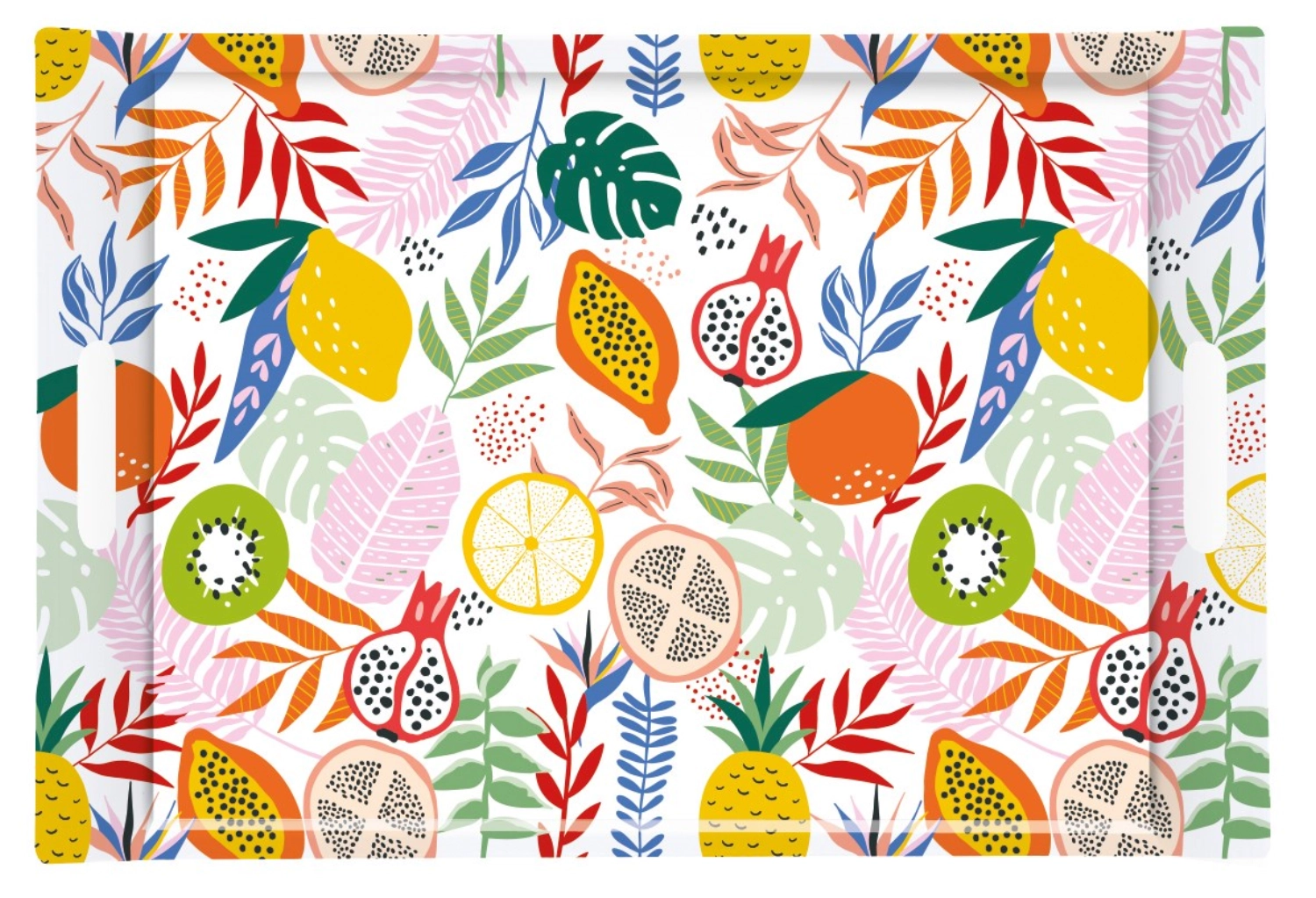 Bild von Easy Life - Coffee Mania Tutti Frutti Tablett m. Griffen 49 x 34 cm