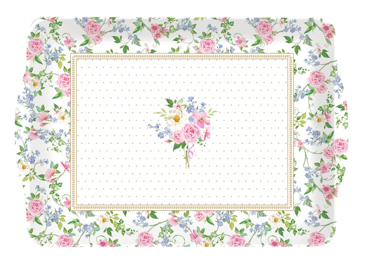 Bild von Easy Life - Garden Joy Tablett m. Griffen 46 x 32 cm