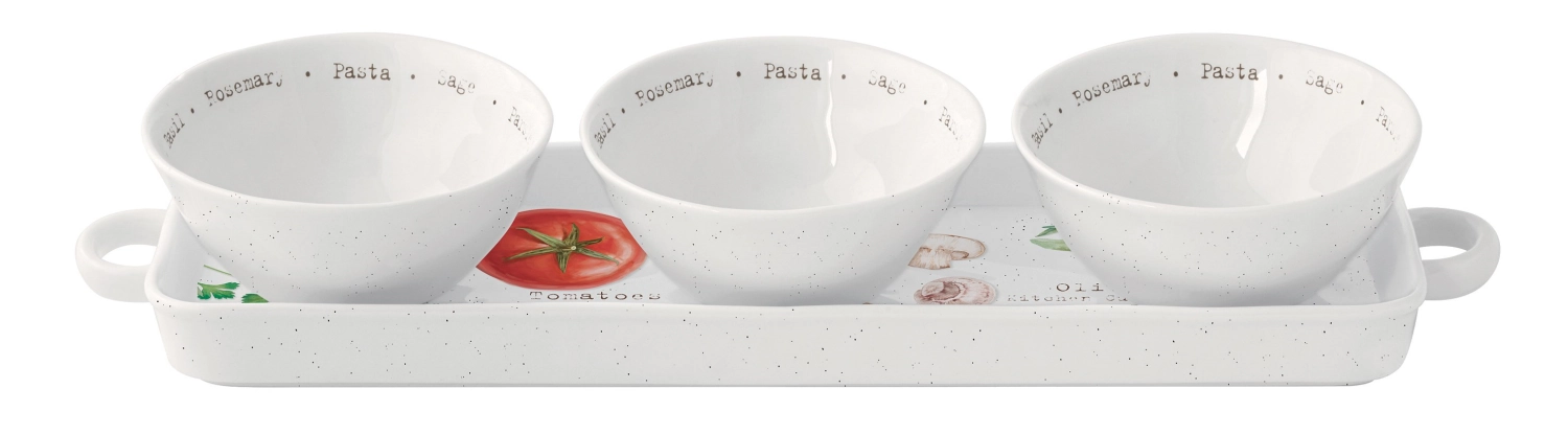 Immagine di Easy Life - Home e Kitchen Apéro Set 37 x 10 cm con 3 ciotole