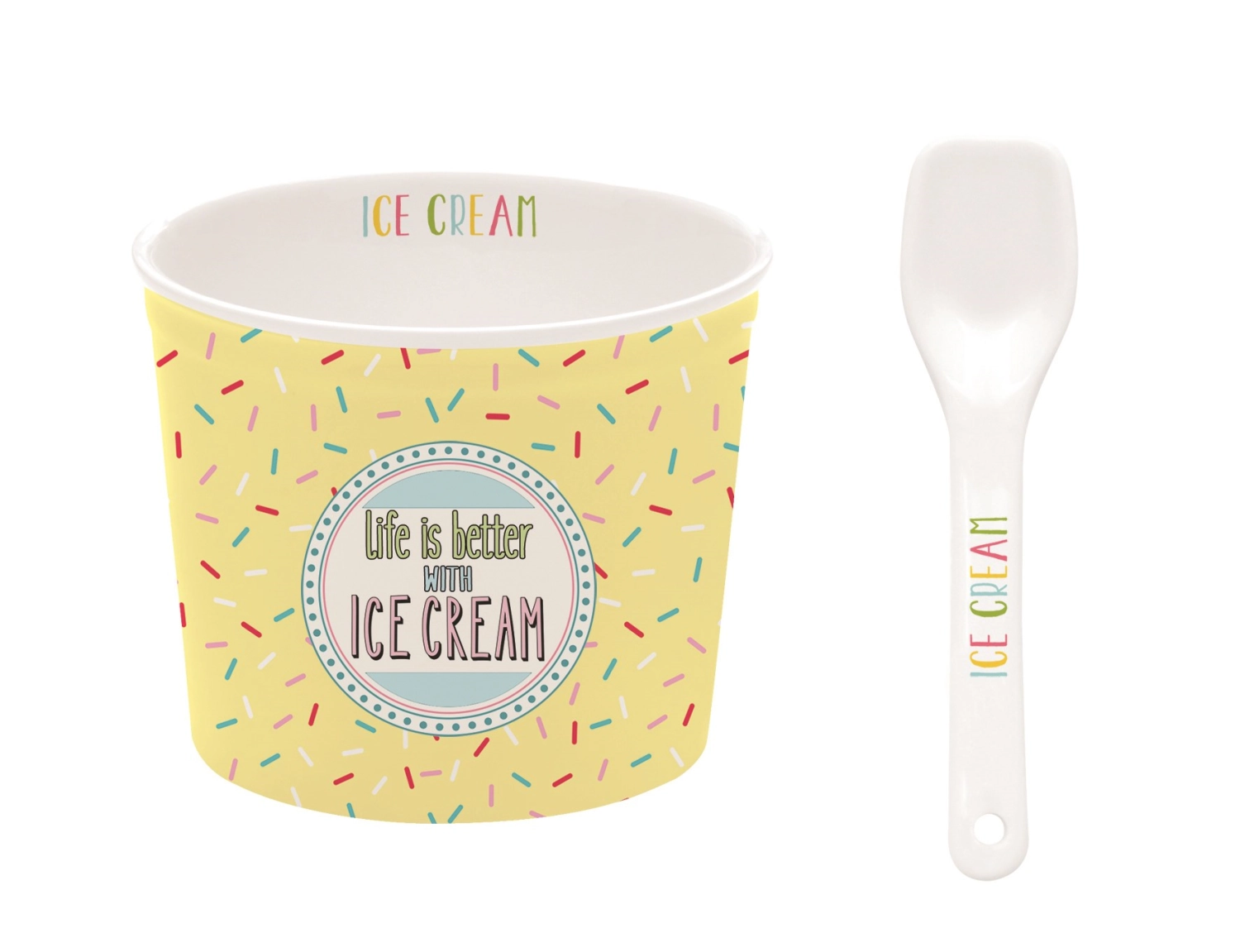 Bild von Easy Life - Ice Cream Eisbecher gelb D8.5 cm