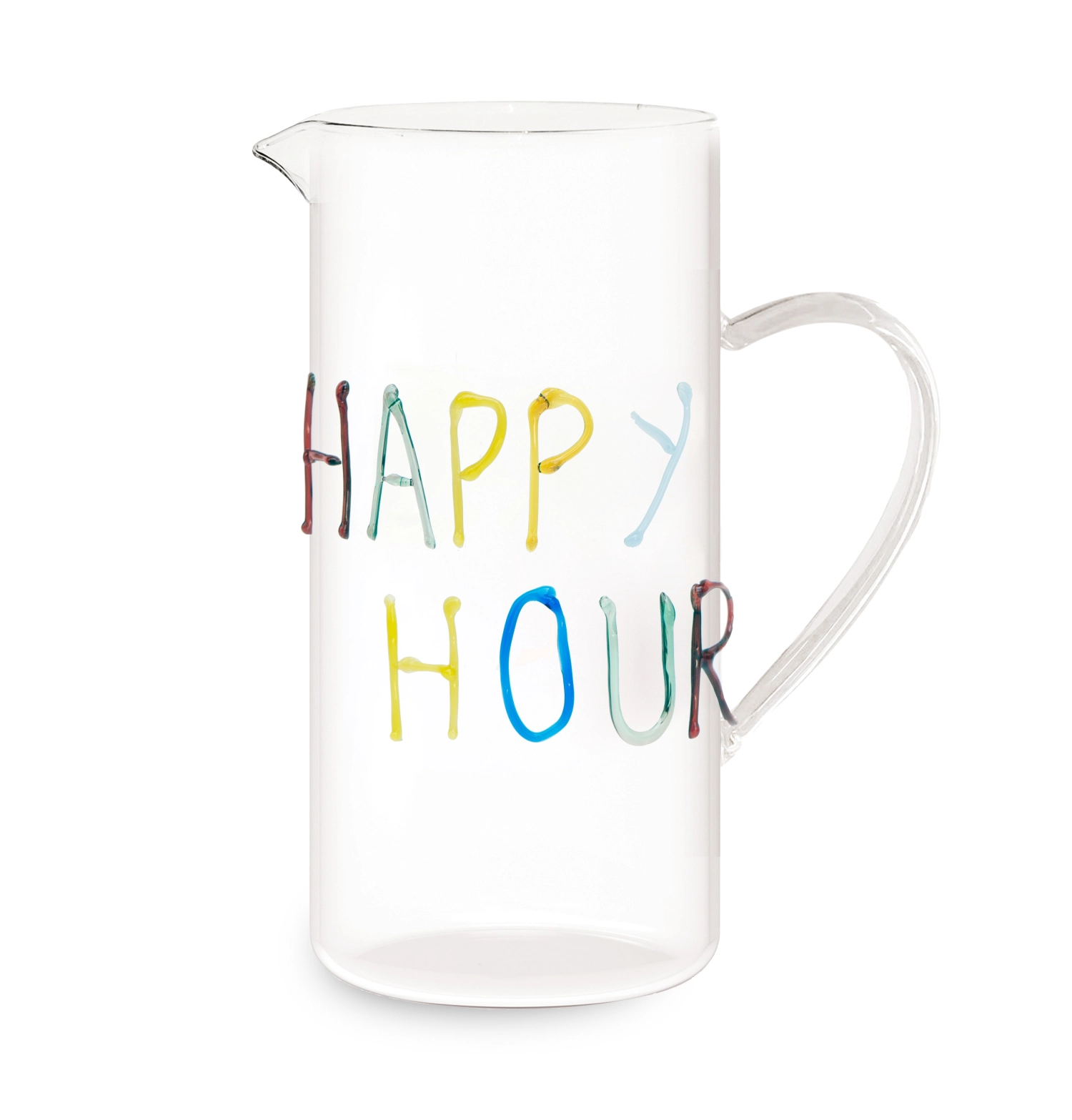 Picture of Easy Life - Borosilicate Glass Pitcher Happy Hour handcrafted 1.2 L