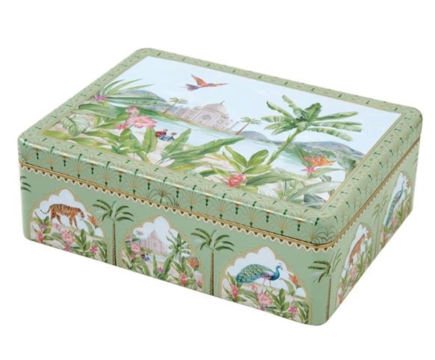 Picture of Easy Life - Paradis Sauvage Tea Box with 6 Compartments 20.5 x 16 x 7 cm