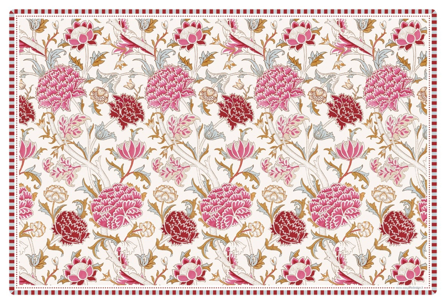 Bild von Easy Life - William Morris Pink Tischset 45 x 30 cm